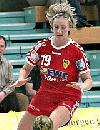 Agnieszka Wolska fängt den Ball - FHC Frankfurt/Oder  (Saison 2005/06)