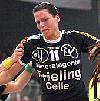 Katrin Loyek in der Luft angegangen - SV Garßen-Celle  (Saison 2005/06, Play Offs gegen Markranstädt)