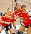 Patricia Pinedo Saenz - Spanien - im letzten Vorbereitungsspiel vor der EM in Schweden am 2. Dezember 2006 in Elsenfeld gegen Deutschland