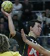 Manuela Fiedel im Spiel gegen den HC Leipzig (28.01.2007)