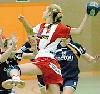 Angriff Slavia Prag - EHF Pokal 2. Runde 2007/08 bei WAT Atzgersdorf 