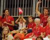 Dänische Königsfamilie auf der Tribüne - SWE-DEN, Viertelfinale Olympische Spiele 2012, London 2012