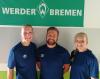 Marie Andresen, Maximilian Busch, Katharina Meier v. l., SV Werder Bremen