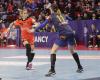 EHF Euro 2018, Europameisterschaft Frauen, NED-ROU: Estevana Polman /NED