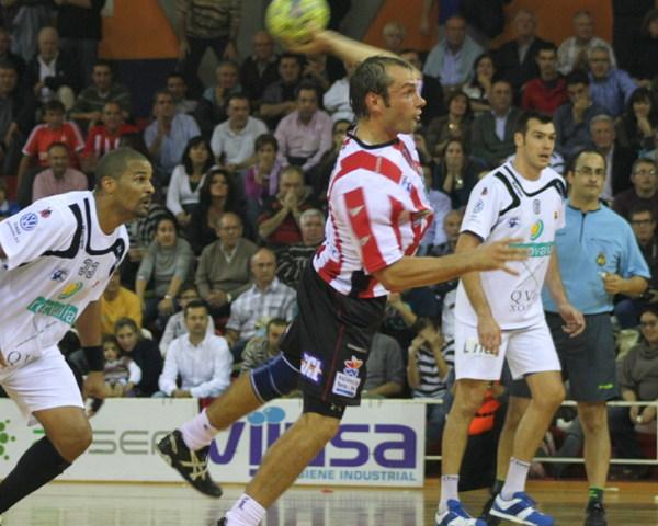 Tim Bauer im Spiel Saguntos gegen Ciudad Real
