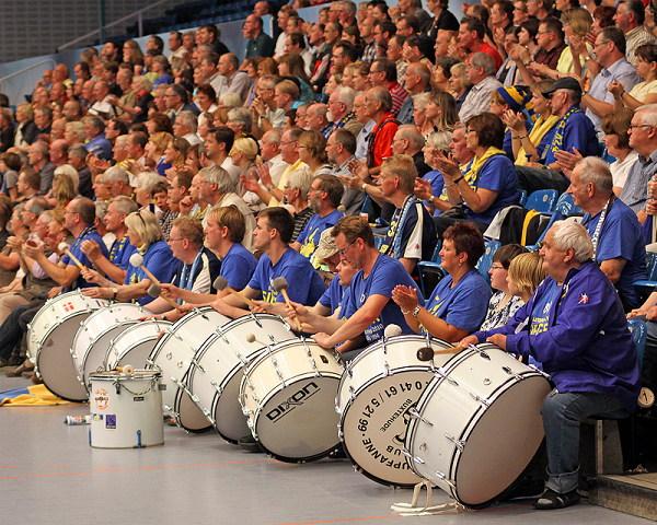 Blick auf die Fans des Buxtehuder SV