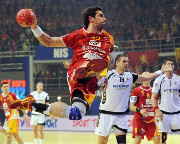 Filip Mirkulovski schaffte mit Mazedonien den Sprung in die Hauptrunde