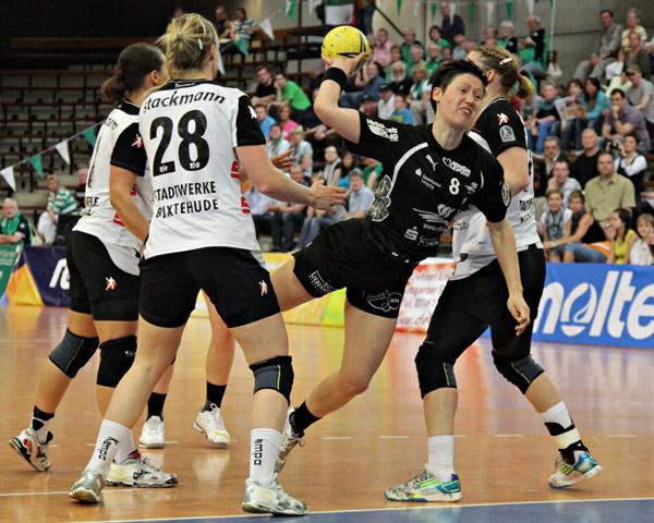 Im letzten Jahr trafen Anne Müller und der HC Leipzig im Halbfinale ebenfalls auf Buxtehude, im Jahr zuvor im Duell um den dritten Platz