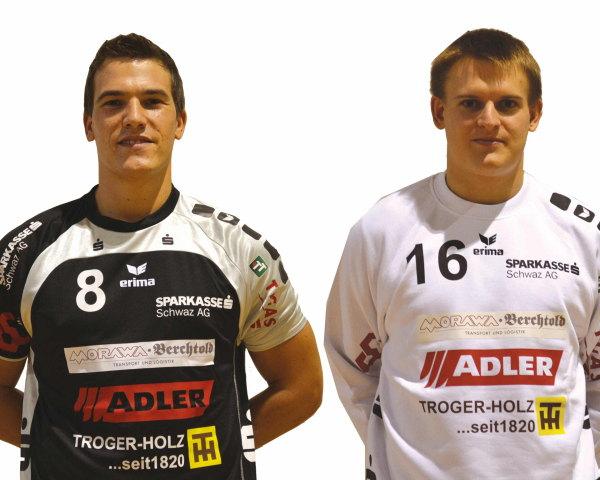 Franz-Stefan Stockbauer und Philip Zangerl verlängerten bei ULZ Sparkasse Schwaz für 2012/13