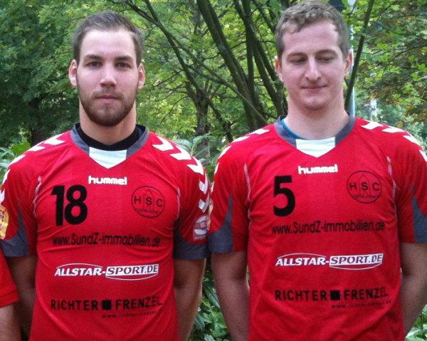 Jürgen Steinscherer und Jan Wicklein, Neuzugänge HSC Bad Neustadt 2012/13