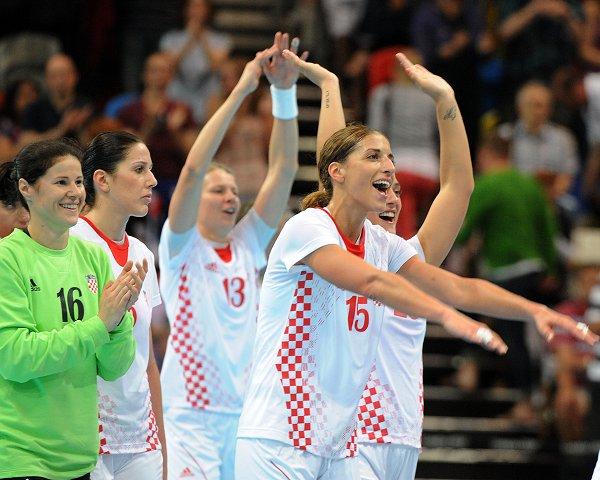 Andrea Penezic bejubelte mit Kroatien am Ende einen verdienten Sieg über Russland
