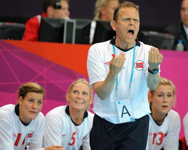 Norwegens Coach Thorir Hergeirsson