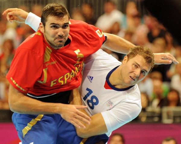 Jorge Maqueda gegen William Accambray, Spanien, FRA-ESP, Viertelfinale Olympische Spiele 2012, Olympia 2012