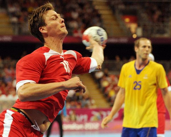 Hans Lindberg, Dänemark, SWE-DEN, Viertelfinale Olympische Spiele 2012, London 2012