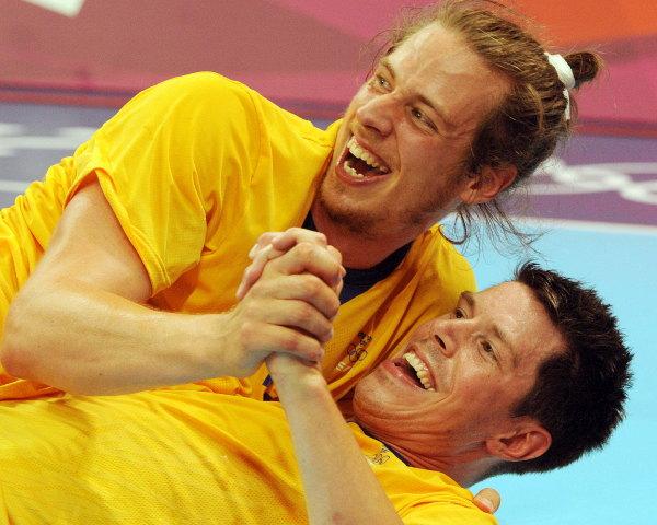 Kim Ekdahl du Rietz bejubelte 2012 gemeinsam mit Kim Andersson den Einzug ins olympische Finale