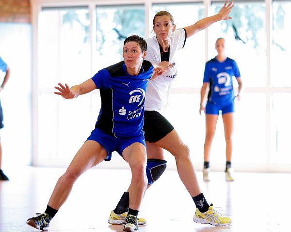 Anne Müller, hier im Trainingslager in Leverkusen