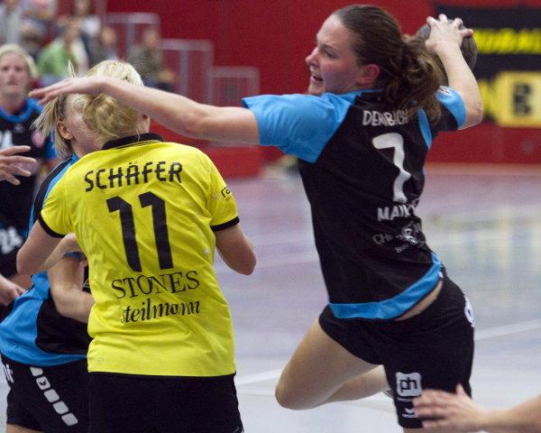 Sarah Dernbach, FSV Mainz 05, erzielte gegen Dortmund ihre ersten Treffer in der 2. BL