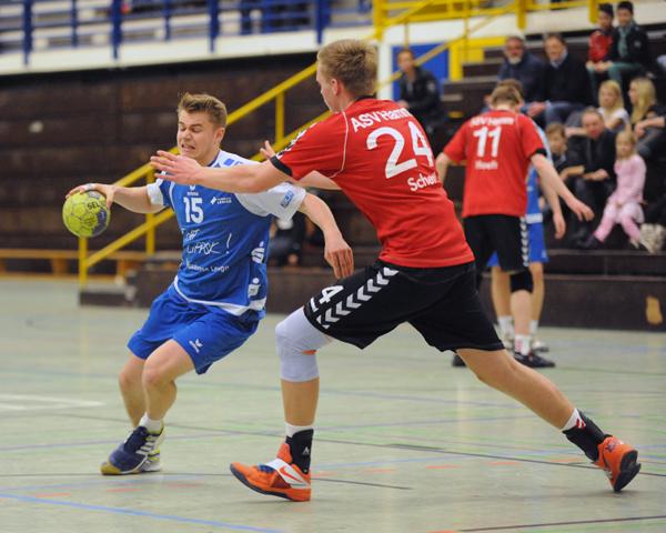 HAM-TBV Handball Lemgo U19 Dennis Summa, ASV Hamm U19 Moritz Schertel