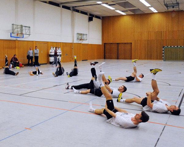 DHB-Training in der Sportschule Steinbach, Deutsche Auswahl, DHB, GER,