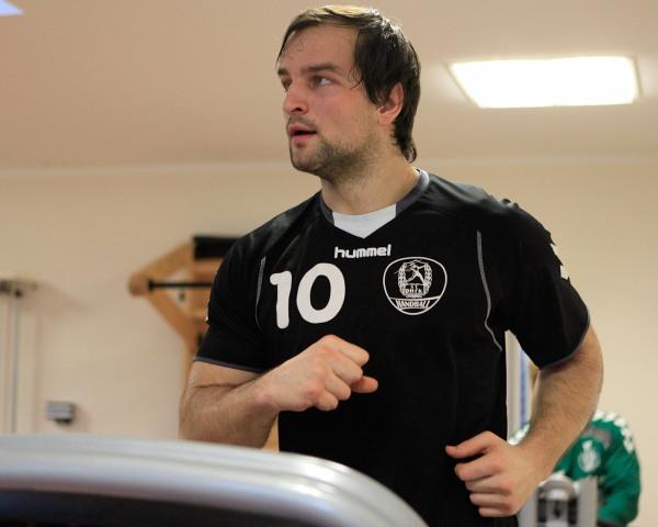 Thomas Oehlrich beim Training in der Höhenkammer