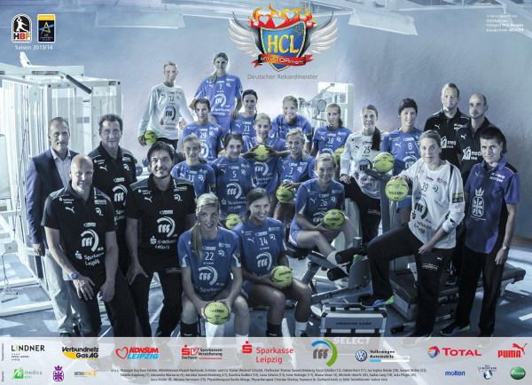 Teamfoto HC Leipzig, HBF 2013/14