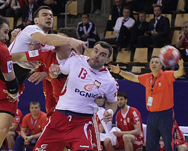 Marcin Jurecki und Bartosz Jurecki/POL, EURO 2014, Polen - Kroatien