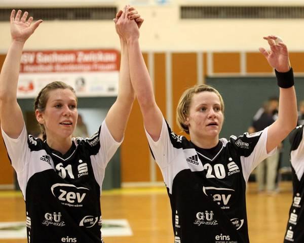 Christina Zuber und Stefanie Pruß - BSV Sachsen Zwickau