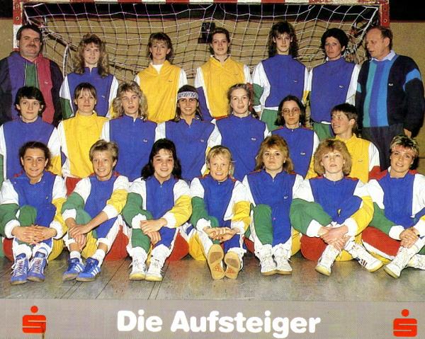 Buxtehudes Aufstiegsteam 1989 mit Hans Dornbusch (o.r.)