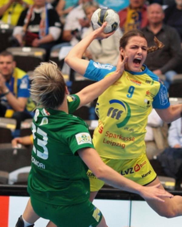 CL-Quali, Helena Hertlein, HC Leipzig - Budapest