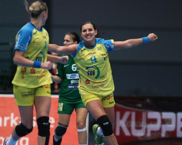 CL-Quali, Karolina Kudlacz, HC Leipzig - Budapest