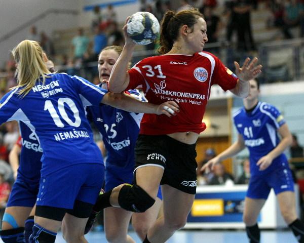 Mit dem Sieg gegen Podravka Vegeta starteten Kerstin Wohlbold und der Thüringer HC auch perfekt in die Champions League