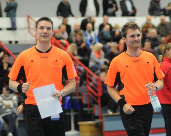 Christian Dux und Bennett Follmert feierten in Blomberg ihr Bundesligadebüt.