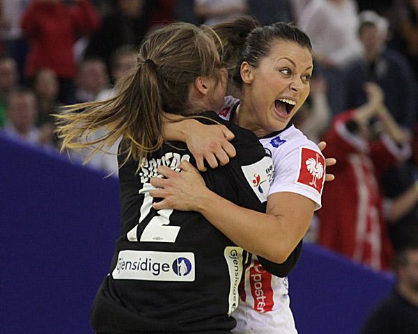 Silje Solberg und Nora Mørk / Mörk, Moerk / Mork, Europameister Norwegen, NOR, EURO 2014, Budapest