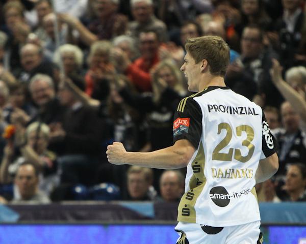 Rune Dahmke Jubel, THW Kiel THW- Brest HC Meschkow Champions League 2014/2015 Vorrunde Gruppe A | -