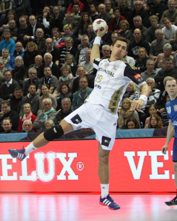 Rasmus Lauge Schmidt, THW Kiel THW- Brest HC Meschkow Champions League 2014/2015 Vorrunde Gruppe A | -