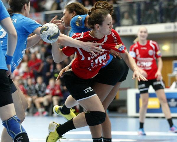 Kerstin Wohlbold und der Thüringer HC setzten sich in der Champions League deutlich gegen Ljubljana durch