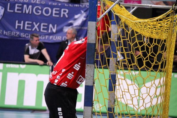Dan Beutler / TBV Lemgo - TSV Hannover-Burgdorf / 23. Mai 2014 / Lipperlandhalle