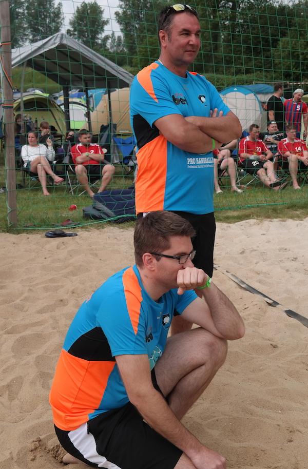 Alexander Novakovic, Manfred Königsmann, U19-Bundestrainer Beachhandball