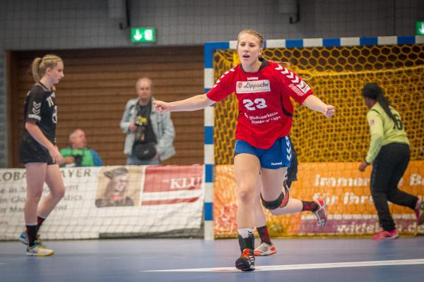 Die verletzte Kaja Ziegenbein fehlte der HSG Blomberg-Lippe ebenso wie weitere drei Stammspielerinnen - dennoch klopft das Team von Andre Fuhr an die Tür zum Viertelfinale