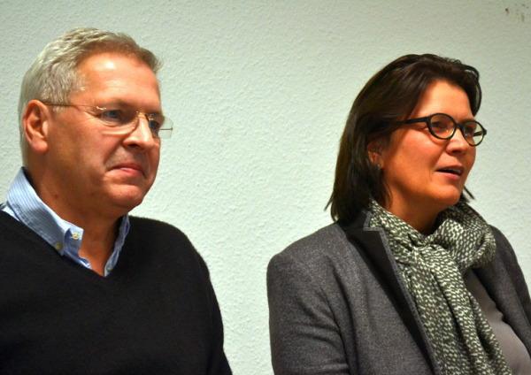 Dr. Karsten Döring und Catrin Finger, neue Präsidentin Thüringer HC