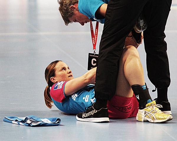 Anna Loerper verletzte sich im Finale um den EHF-Cup