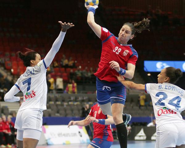 EM 2016, SRB-FRA, Serbien - Frankreich: Jovana Stoiljkovic /SRB