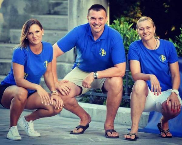 Volunteers mit CL-Erfahrung: Neli Irman, Uros Serbec, Anja Freser