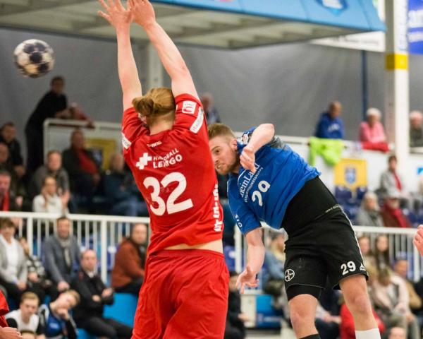 Linus Geis - HSG Handball Lemgo II - Kevin-Christopher Brüren - TSV Bayer Dormagen
