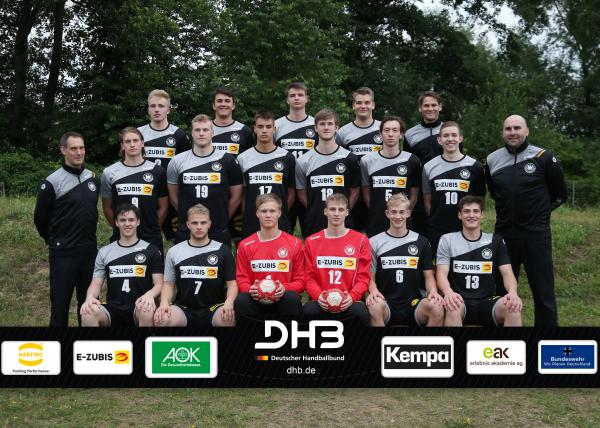 Die U18-Auswahl des DHB