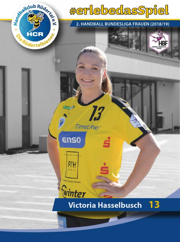 Victoria Hasselbusch - HC Rödertal 2018/19