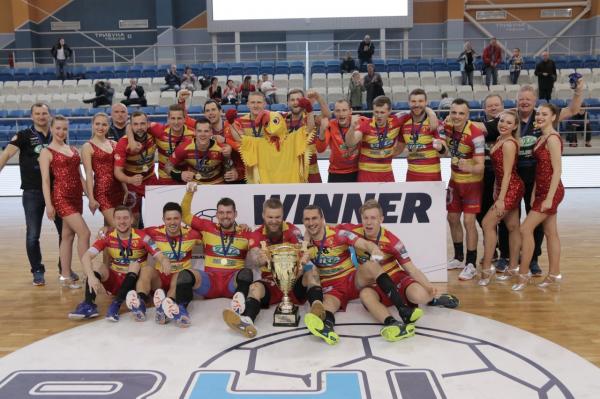 Aleksandar Gugleta gewann mit den Riihimäki Cocks 2019 auch die Baltic Handball League