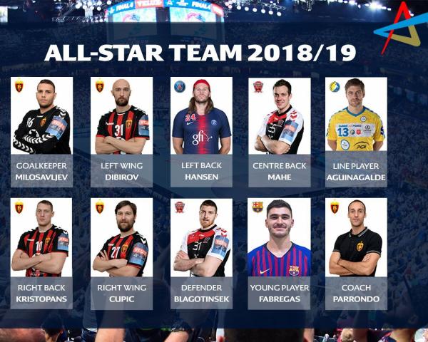 Das All-Star Team der VELUX EHF Champions League 2018/19