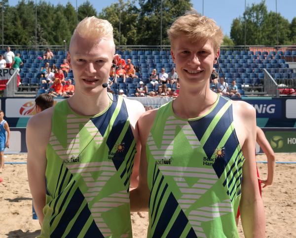 Bjarne Deiters und Jesper Stumpfe leiteten bei der Beach-EM über 30 Spiele