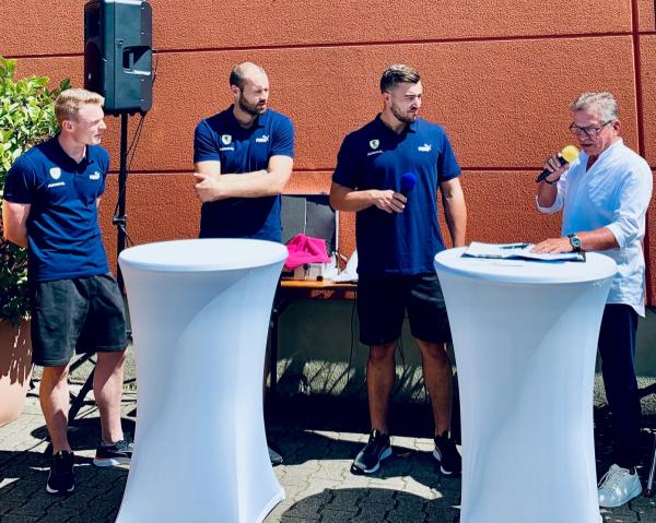Die Löwen-Profis Tim Ganz, Steffen Fäth und Jannik Kohlbacher berichten von der ersten Trainingswoche
